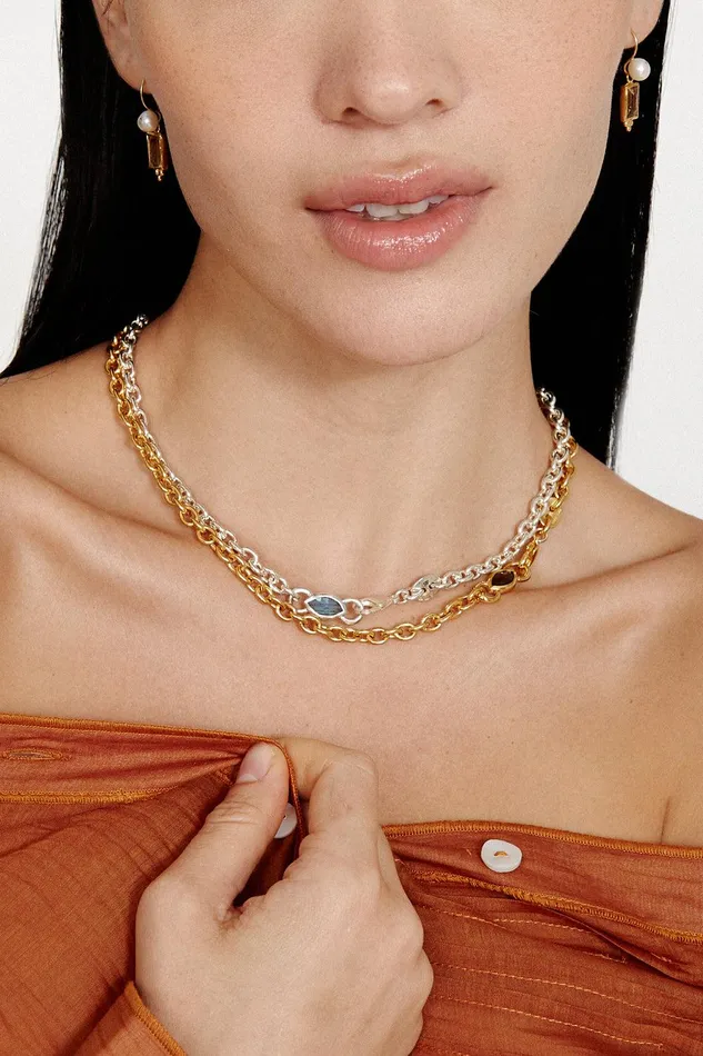 Leona Chain Necklace Labradorite Women Chan Luu Necklaces
