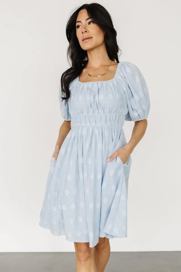 Lexington Short Dress Blue Women Baltic Born Short Dresses Lexington Short Dress Blue Women Baltic Born Short Dresses