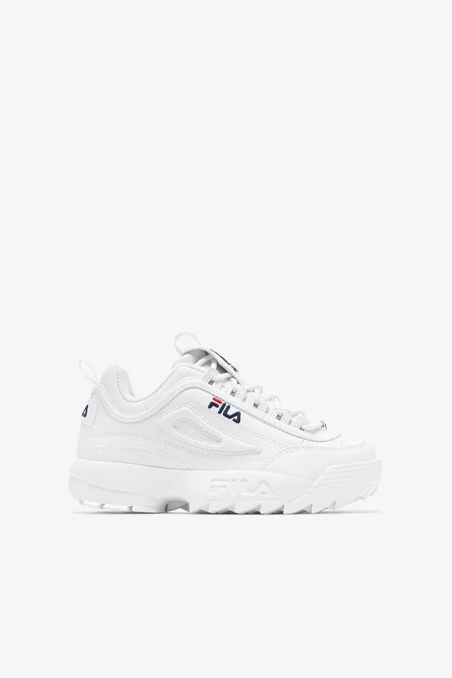 Little Kids 1053 Kids Fila Kids039 Disruptor 2 111 White Peacoat Red