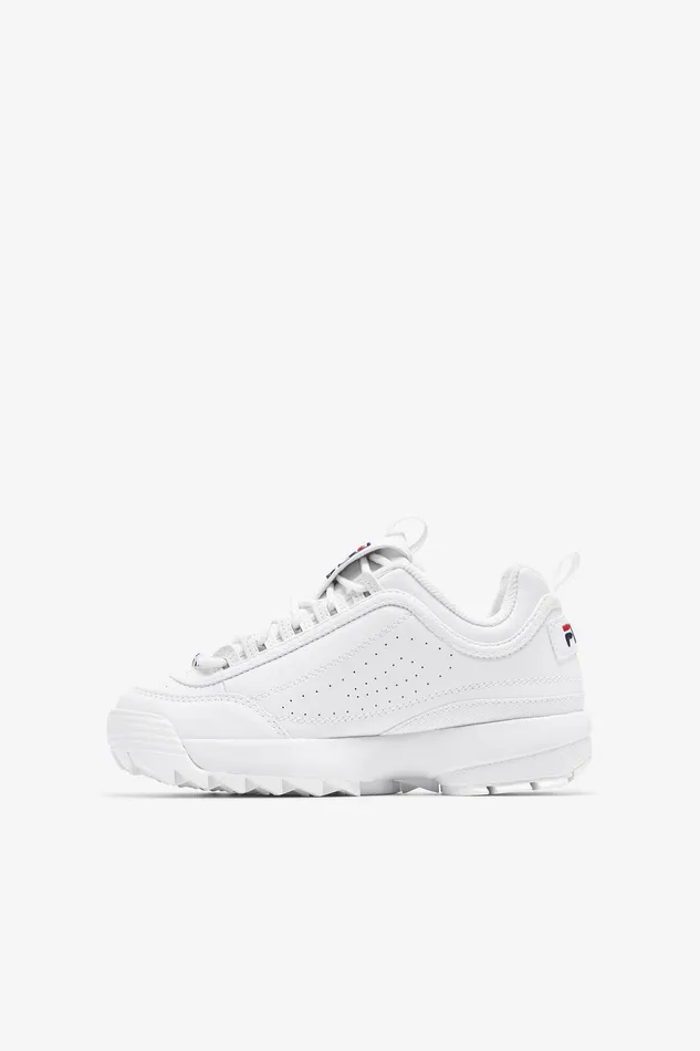 Little Kids 1053 Kids Fila Kids039 Disruptor 2 111 White Peacoat Red