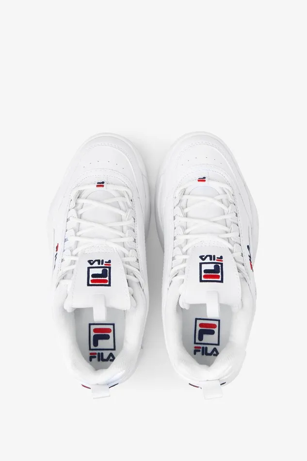 Little Kids 1053 Kids Fila Kids039 Disruptor 2 111 White Peacoat Red