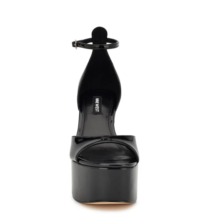 Liya Dress Sandals Black Women Nine West High Heels Liya Dress Sandals Black Women Nine West High Heels