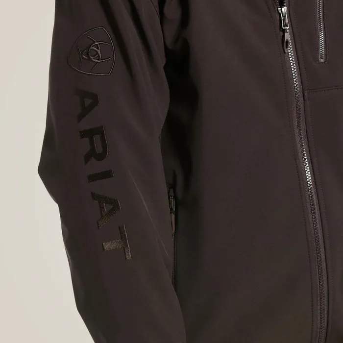 Logo 20 Patriot Softshell Water Resistant Jacket Coffeebean Men Ariat Jackets and Vests Logo 20 Patriot Softshell Water Resistant Jacket Coffeebean Men Ariat Jackets and Vests