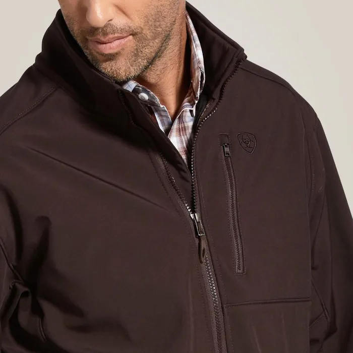 Logo 20 Patriot Softshell Water Resistant Jacket Coffeebean Men Ariat Jackets and Vests Logo 20 Patriot Softshell Water Resistant Jacket Coffeebean Men Ariat Jackets and Vests