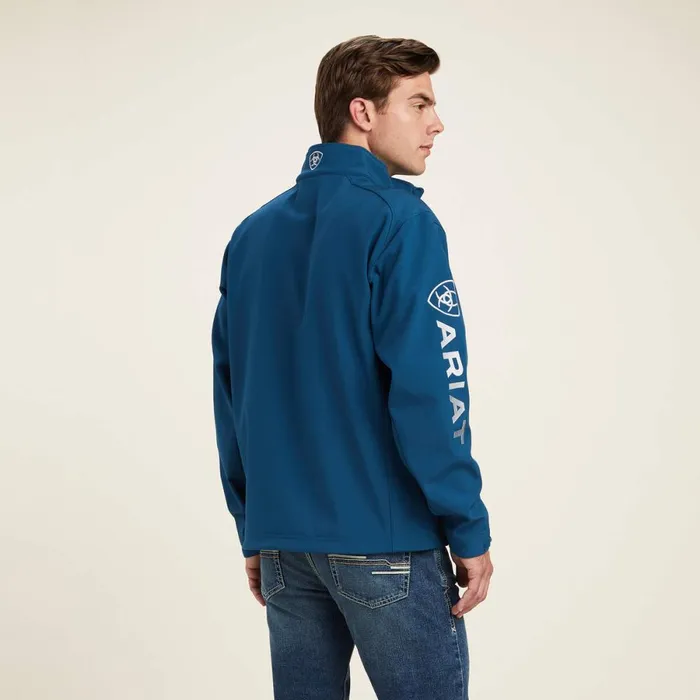 Logo 20 Softshell Jacket Majolica Blue Men Ariat Jackets and Vests Logo 20 Softshell Jacket Majolica Blue Men Ariat Jackets and Vests