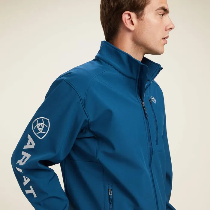 Logo 20 Softshell Jacket Majolica Blue Men Ariat Jackets and Vests Logo 20 Softshell Jacket Majolica Blue Men Ariat Jackets and Vests