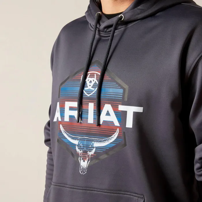 Logo Tek Fleece Hoodie Odyssey Gray Heather Men Ariat Sweatshirts and Hoodies Logo Tek Fleece Hoodie Odyssey Gray Heather Men Ariat Sweatshirts and Hoodies