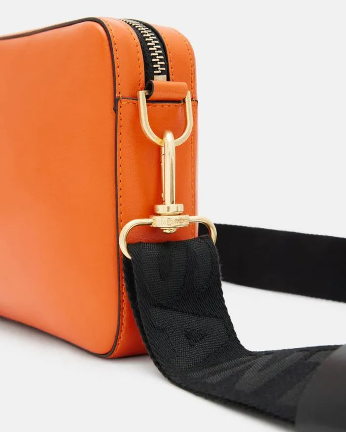 Lucile Leather Crossbody Bag Pyrole Orange Women AllSaints Handbags and Wallets Lucile Leather Crossbody Bag Pyrole Orange Women AllSaints Handbags and Wallets