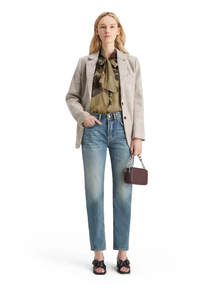Lurex Top Poetry Tapestry Military Women Scotch and Soda Tops and TShirts