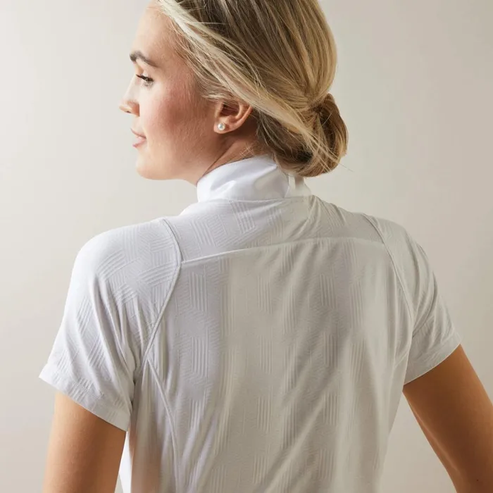 Luxe Show Shirt White Women Ariat English Riding Luxe Show Shirt White Women Ariat English Riding