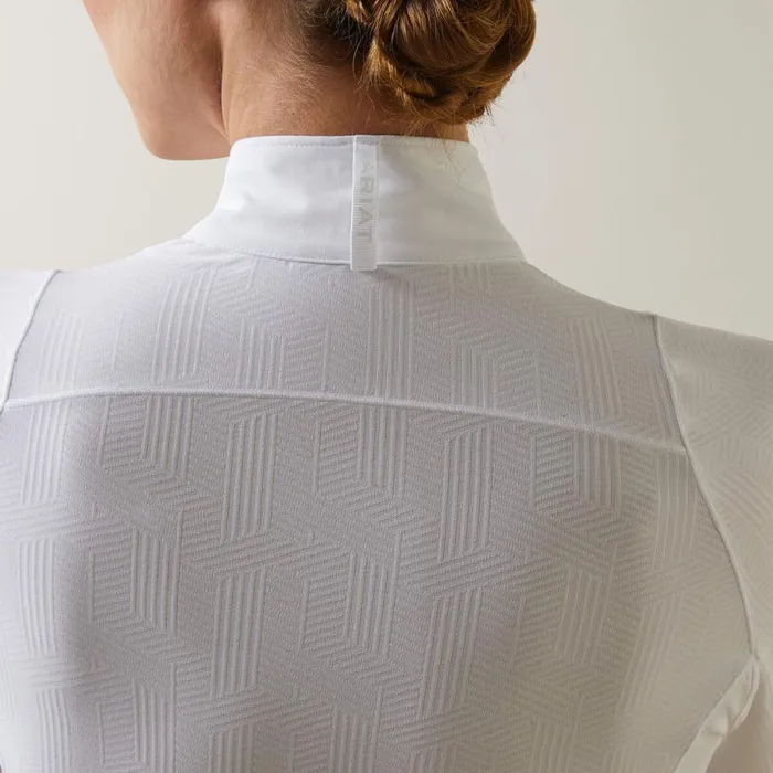 Luxe Show Shirt White Women Ariat English Riding Luxe Show Shirt White Women Ariat English Riding