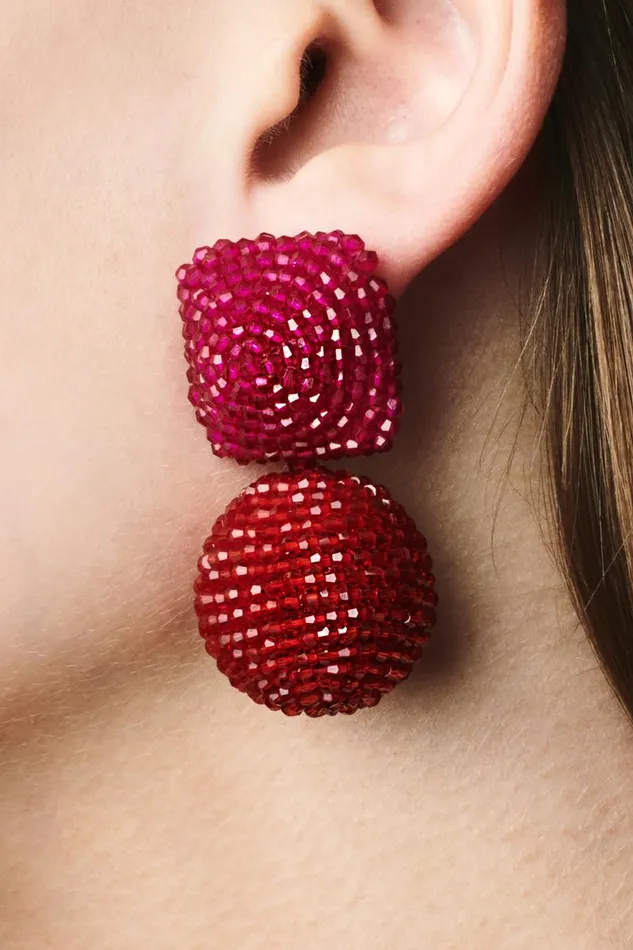 Lydia Earrings 8211 Faceted Beads Women Sachin and Babi Earrings