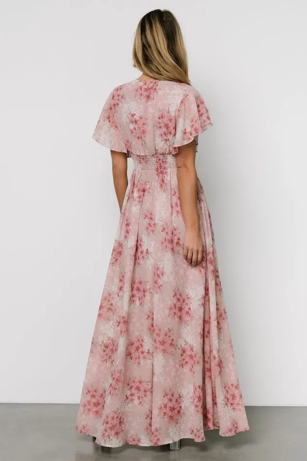 Lynlee Metallic Maxi Dress Pink Multi Women Baltic Born Wedding Guest Lynlee Metallic Maxi Dress Pink Multi Women Baltic Born Wedding Guest