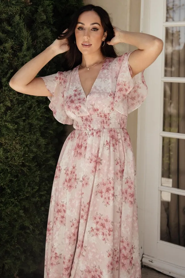 Lynlee Metallic Maxi Dress Pink Multi Women Baltic Born Wedding Guest Lynlee Metallic Maxi Dress Pink Multi Women Baltic Born Wedding Guest