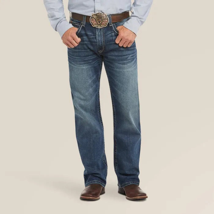 M4 Low Rise Stretch Preston Boot Cut Jean Silverton Men Ariat Denim