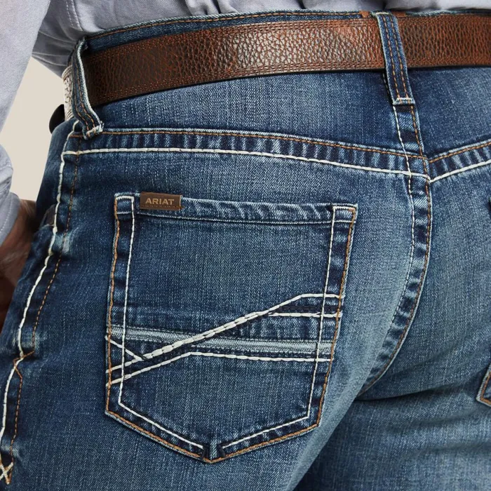 M4 Low Rise Stretch Preston Boot Cut Jean Silverton Men Ariat Denim M4 Low Rise Stretch Preston Boot Cut Jean Silverton Men Ariat Denim