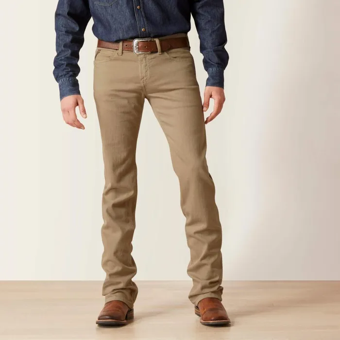 M7 Grizzly Straight Jean Dark Khaki Men Ariat Denim