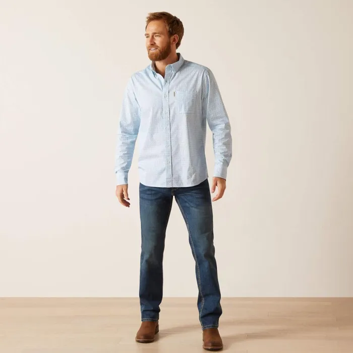 Madden Stretch Modern Fit Shirt White Men Ariat Button Down Shirts Madden Stretch Modern Fit Shirt White Men Ariat Button Down Shirts