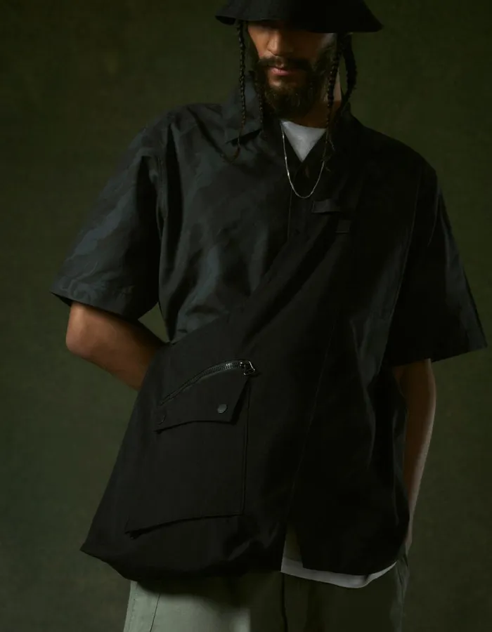 Maharishi Bags 4272 Cordura NYCO WR Sling Bag Black 8211 Men