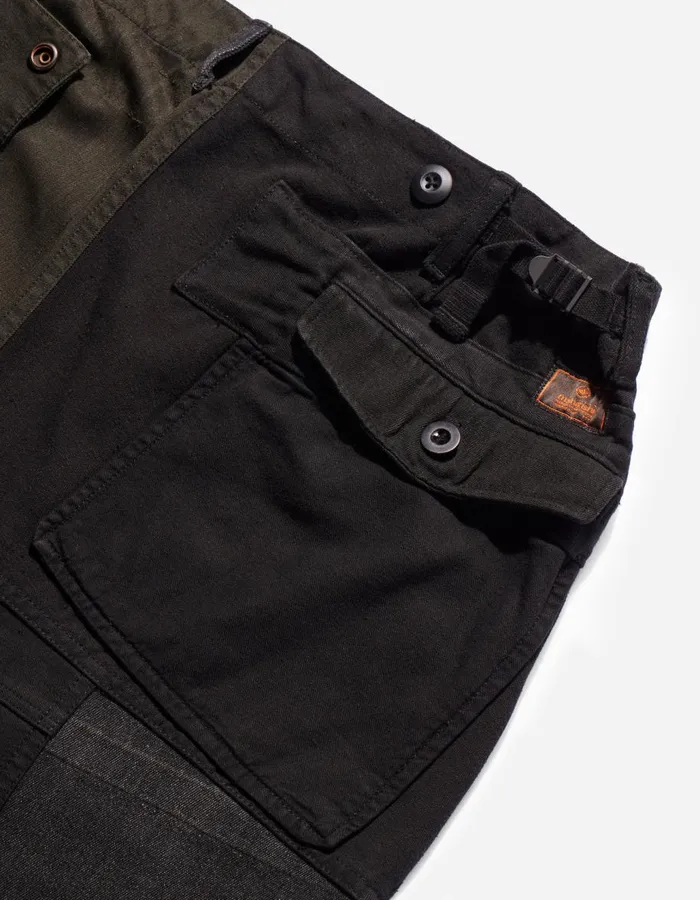 Maharishi Cargo Pants 4277 Upcycled M65 Loose Cargo Pants Black OD 8211 Men