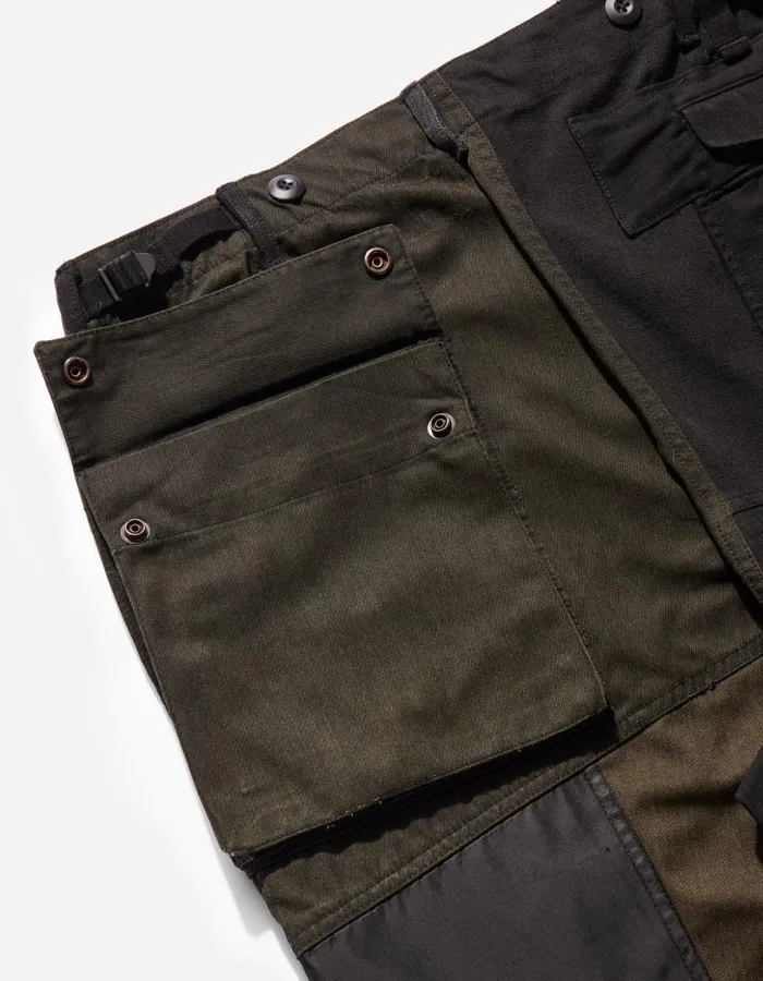 Maharishi Cargo Pants 4277 Upcycled M65 Loose Cargo Pants Black OD 8211 Men