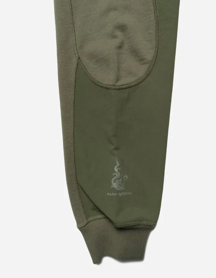 Maharishi Crew Sweats 5285 Articulated Tech Cargo Crew Sweat Olive OG107F 8211 Men