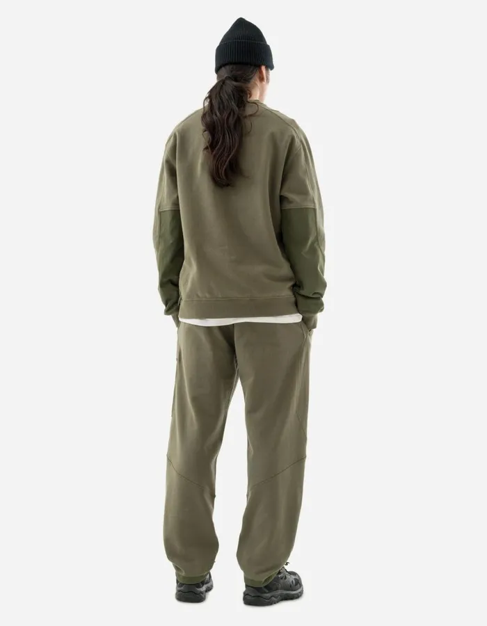 Maharishi Crew Sweats 5285 Articulated Tech Cargo Crew Sweat Olive OG107F 8211 Men
