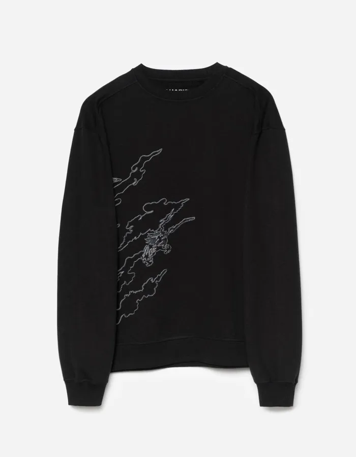 Maharishi Crew Sweats 5338 DPM Bonsai Sparse Crew Sweat Black 8211 Men