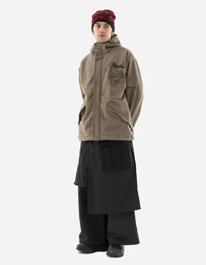 Maharishi Hakama Pants 5283 Asym Cargo Hakama Pants WR Black 8211 Men