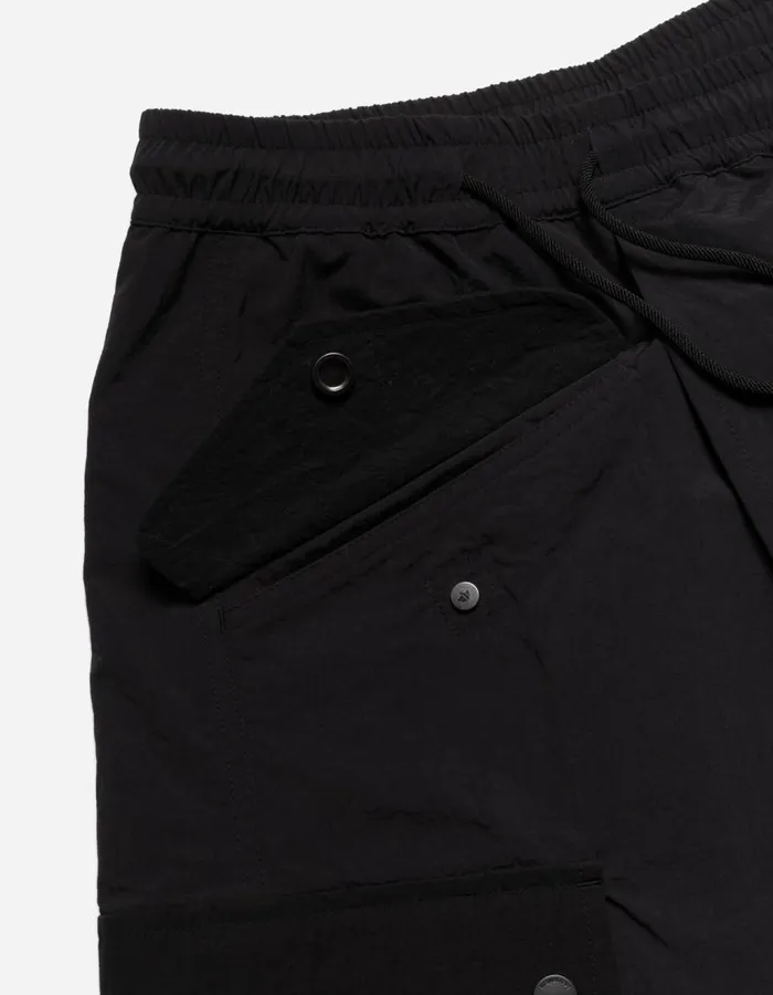 Maharishi Hakama Pants 5283 Asym Cargo Hakama Pants WR Black 8211 Men