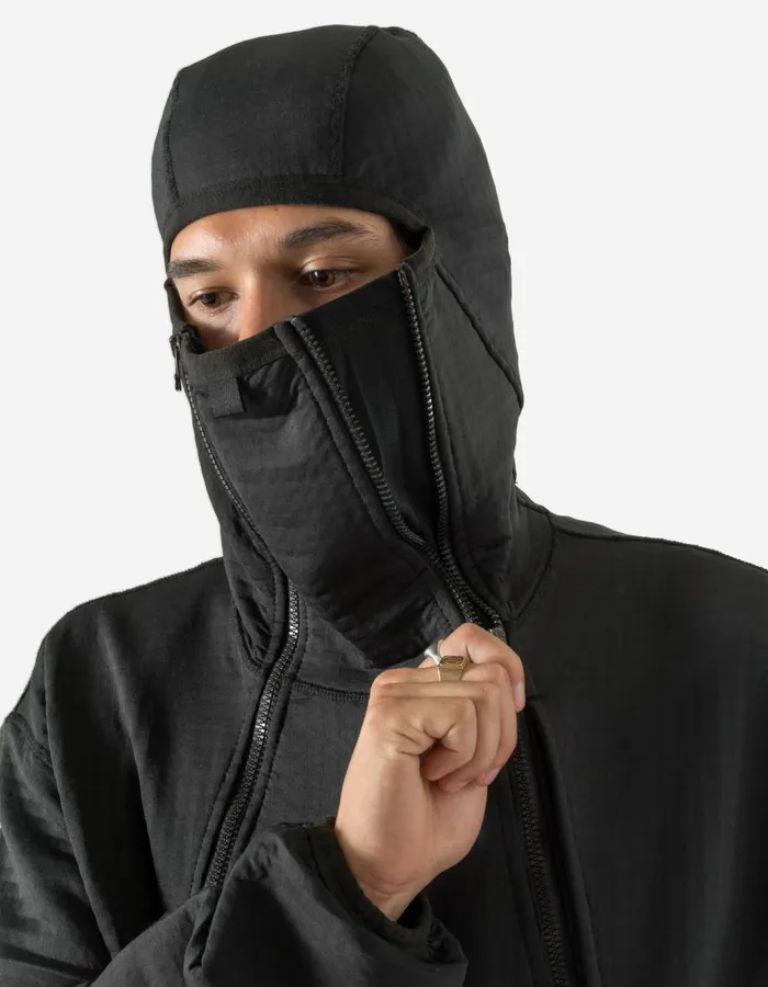 Maharishi Hooded Sweats 5277 Polartec Air Shinobi Hooded Sweat Black 8211 Men