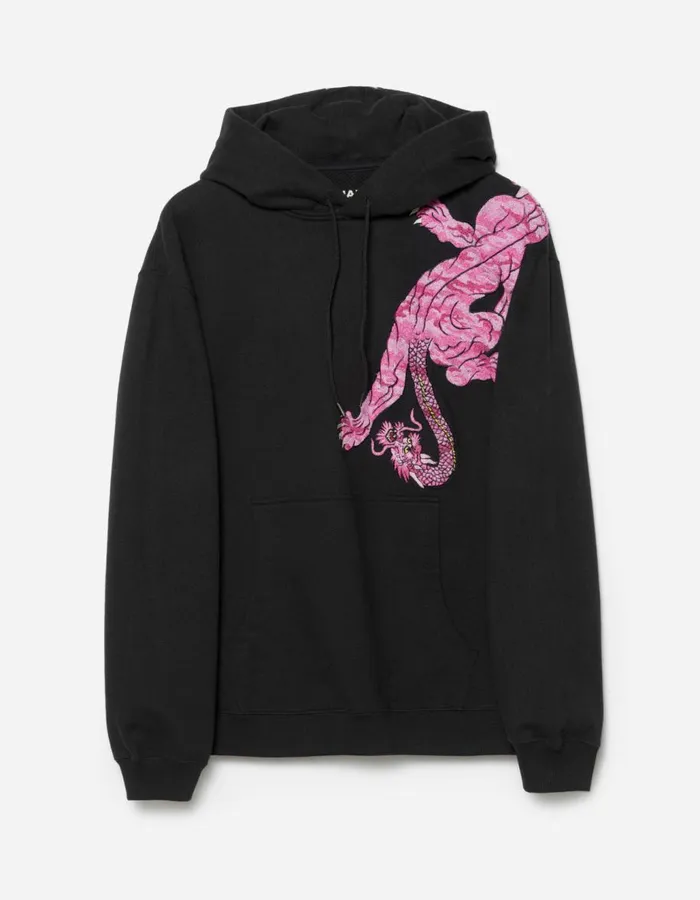 Maharishi Hooded Sweats 5312 Panther Chimera Hooded Sweat Black 8211 Men