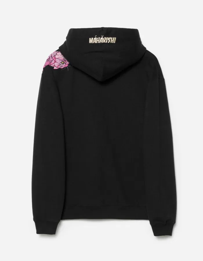 Maharishi Hooded Sweats 5312 Panther Chimera Hooded Sweat Black 8211 Men