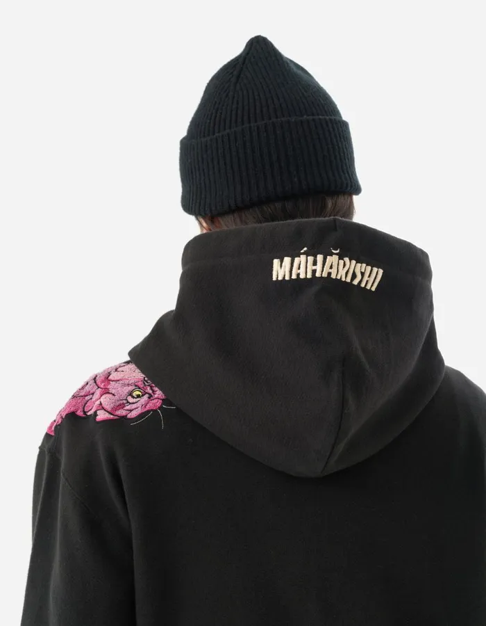 Maharishi Hooded Sweats 5312 Panther Chimera Hooded Sweat Black 8211 Men