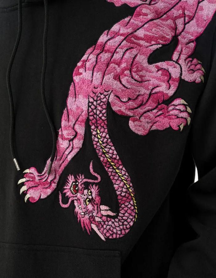 Maharishi Hooded Sweats 5312 Panther Chimera Hooded Sweat Black 8211 Men