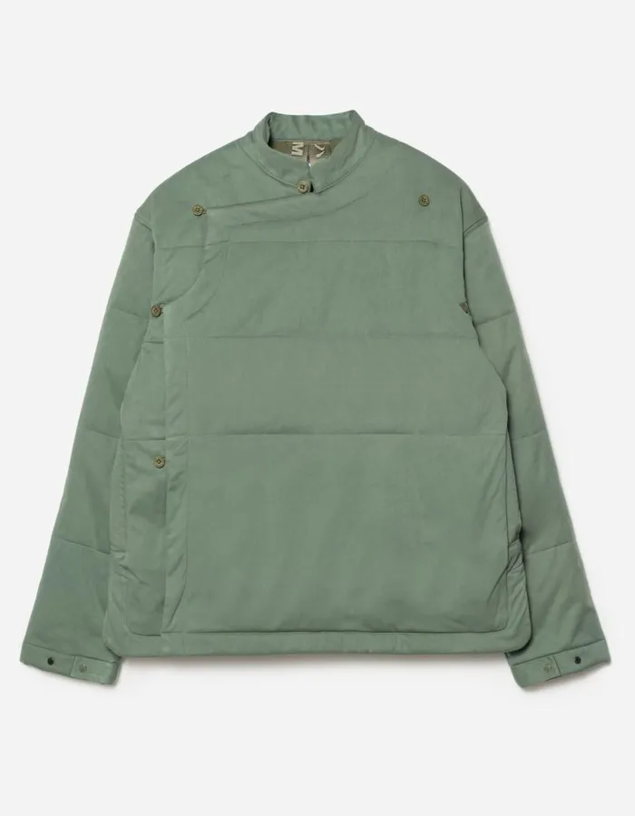 Maharishi Jackets 5259 Padded Monk Overshirt Patina Green 8211 Men