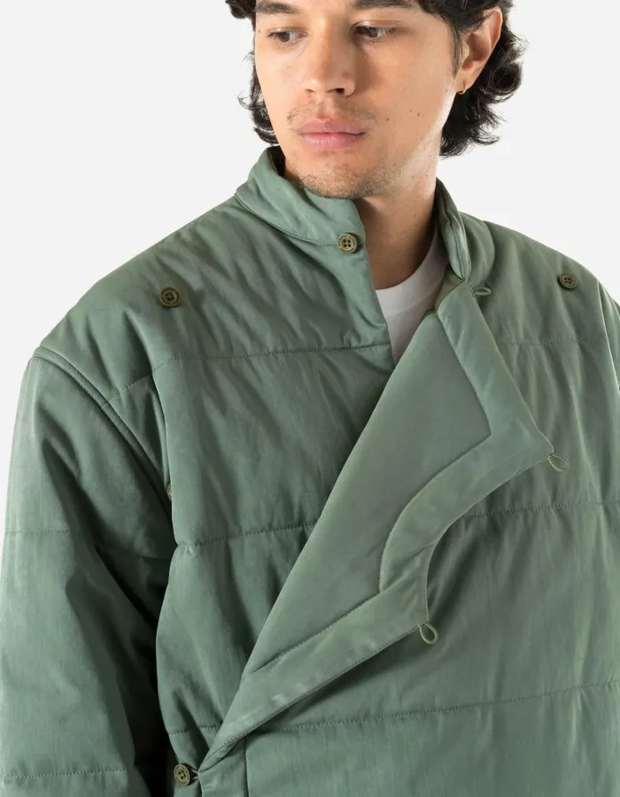Maharishi Jackets 5259 Padded Monk Overshirt Patina Green 8211 Men