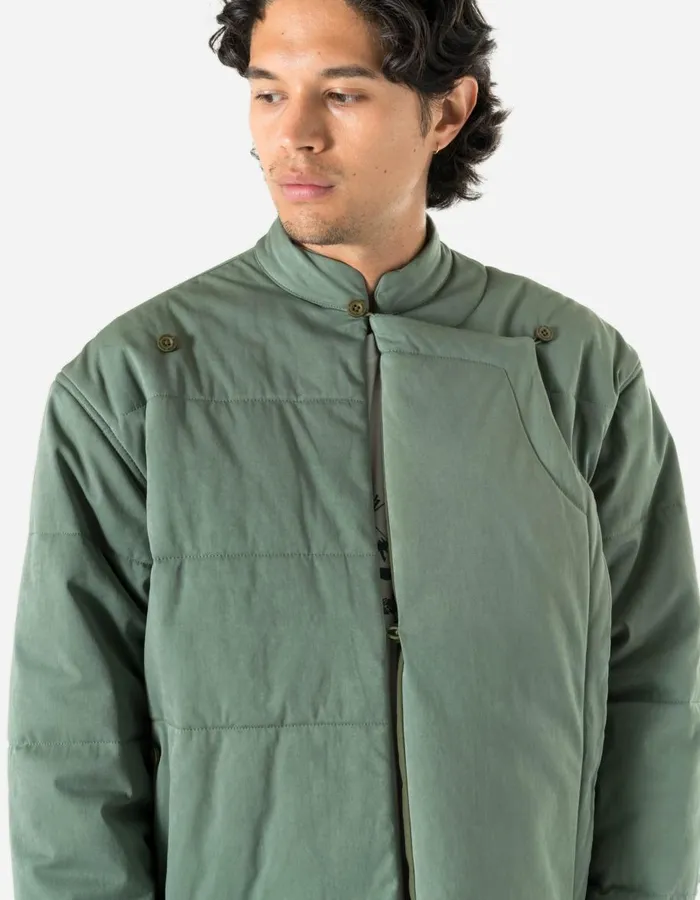 Maharishi Jackets 5259 Padded Monk Overshirt Patina Green 8211 Men