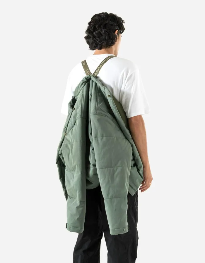 Maharishi Jackets 5259 Padded Monk Overshirt Patina Green 8211 Men
