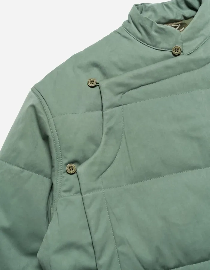 Maharishi Jackets 5259 Padded Monk Overshirt Patina Green 8211 Men
