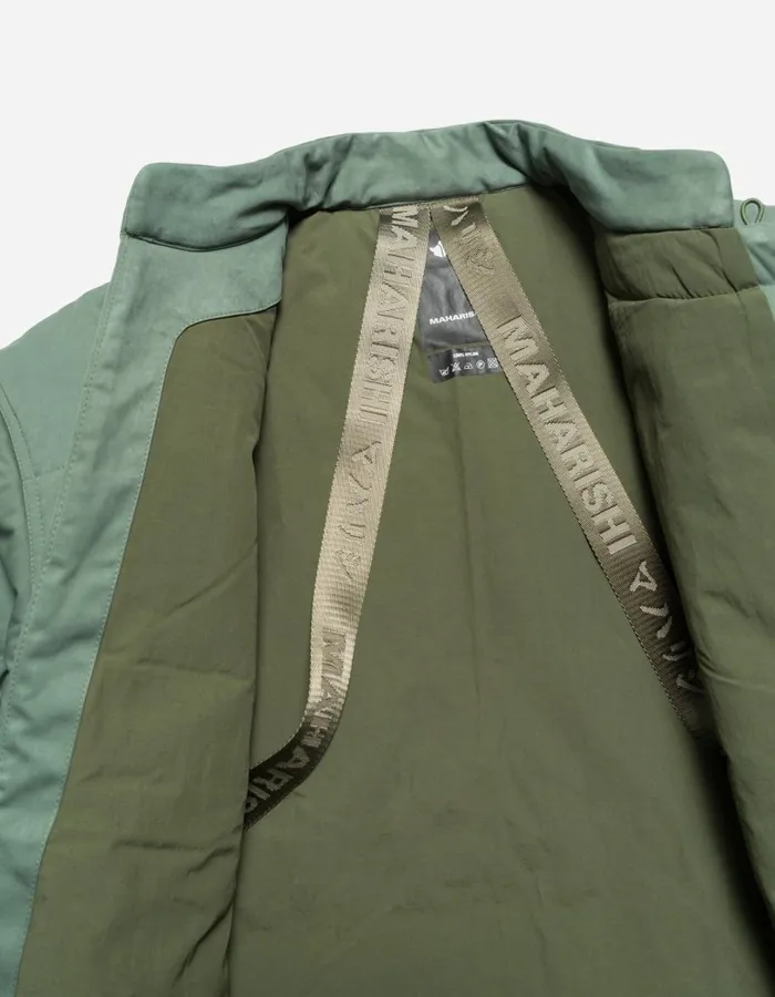 Maharishi Jackets 5259 Padded Monk Overshirt Patina Green 8211 Men