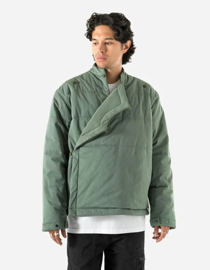Maharishi Jackets 5259 Padded Monk Overshirt Patina Green 8211 Men