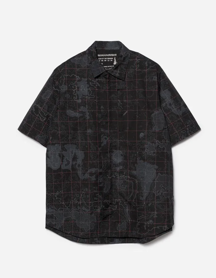 Maharishi Short Sleeve Shirts 5226 Contour Trek Shirt Subdued Night 8211 Men