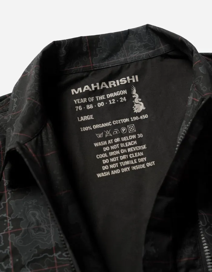 Maharishi Short Sleeve Shirts 5226 Contour Trek Shirt Subdued Night 8211 Men