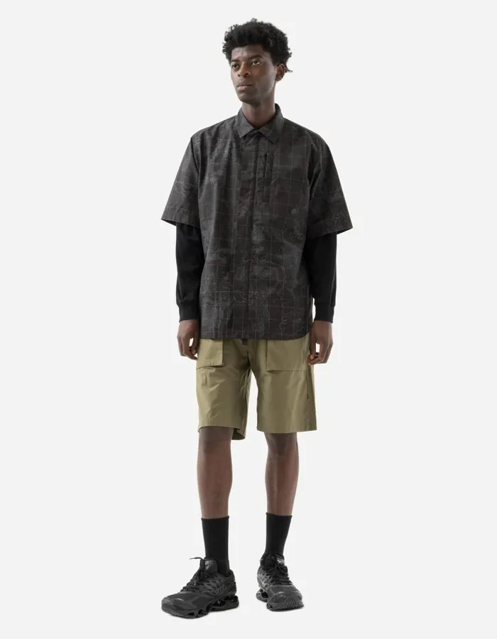 Maharishi Short Sleeve Shirts 5226 Contour Trek Shirt Subdued Night 8211 Men