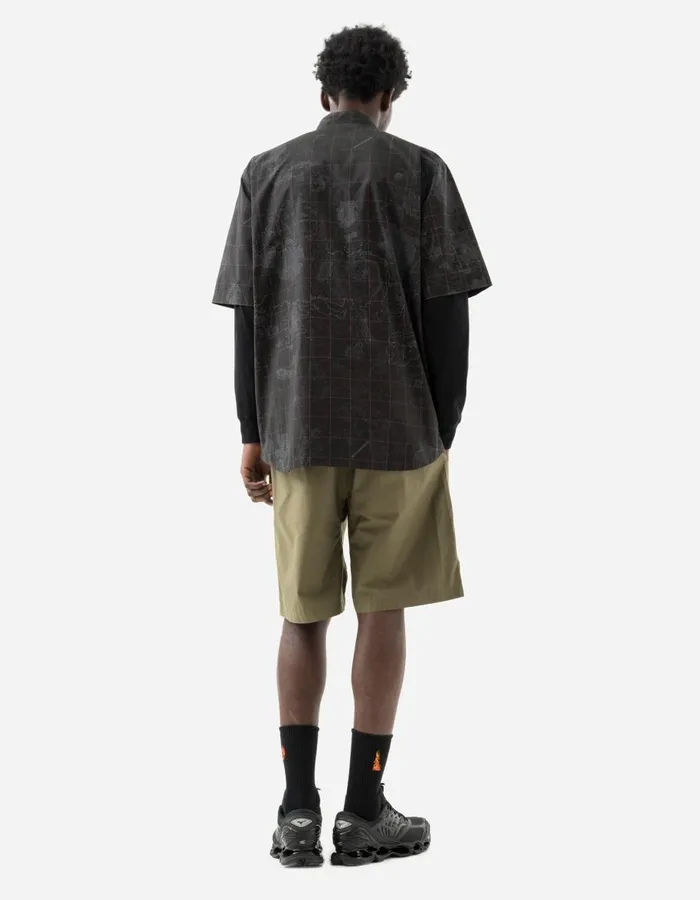 Maharishi Short Sleeve Shirts 5226 Contour Trek Shirt Subdued Night 8211 Men