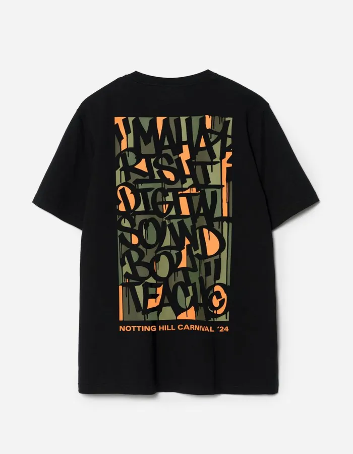 Maharishi Short Sleeve TShirts 1552 Maharishi X Digital SoundBoy TShirt Black 8211 Men