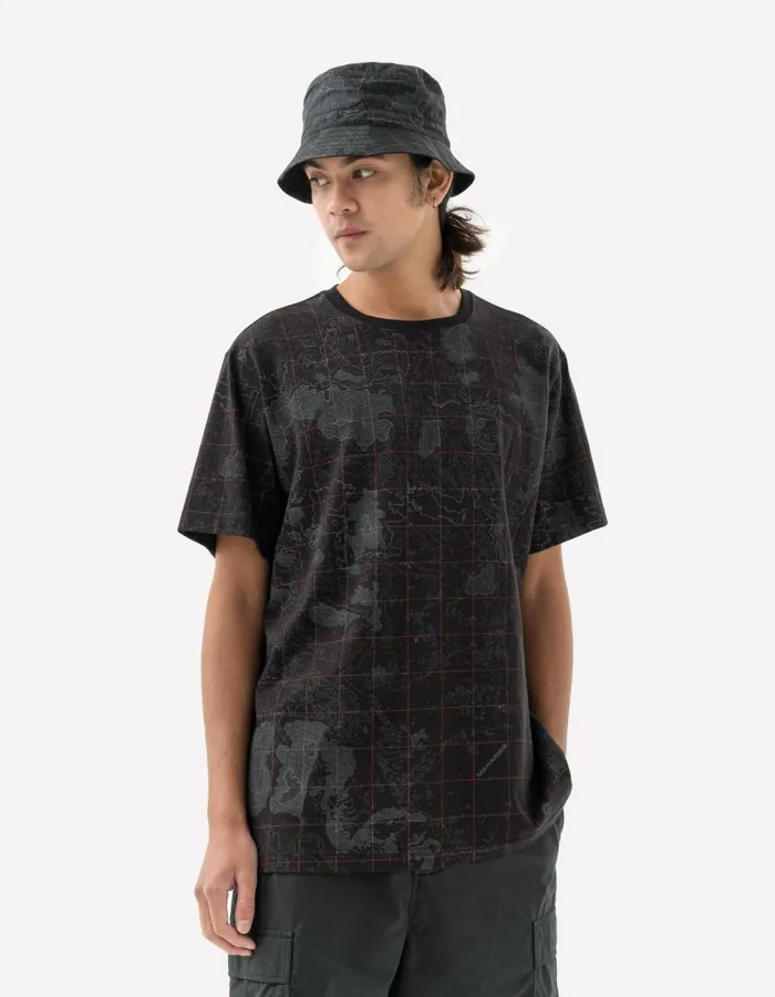Maharishi Short Sleeve TShirts 5230 Contour TShirt Subdued Night 8211 Men