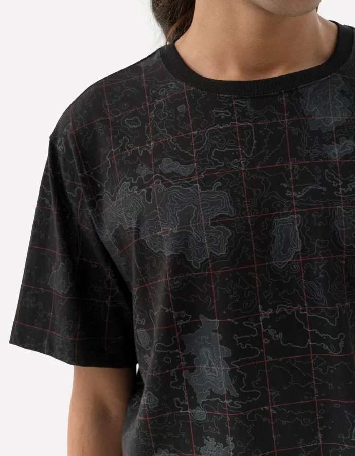 Maharishi Short Sleeve TShirts 5230 Contour TShirt Subdued Night 8211 Men