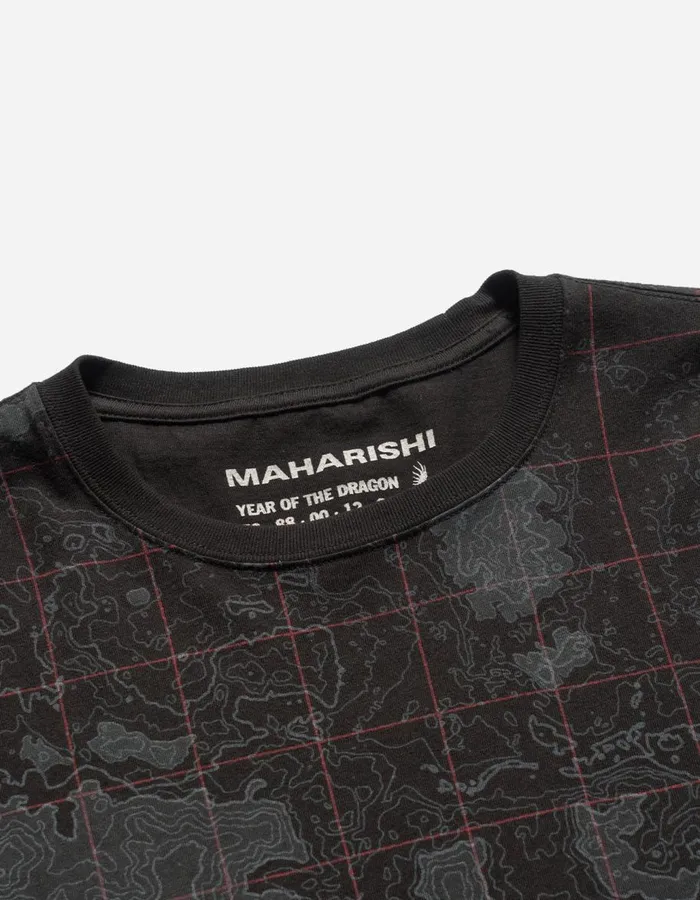 Maharishi Short Sleeve TShirts 5230 Contour TShirt Subdued Night 8211 Men